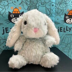 Sold ✅Jellycat Yummy Bunny in Mint Soft Fur Small 6”